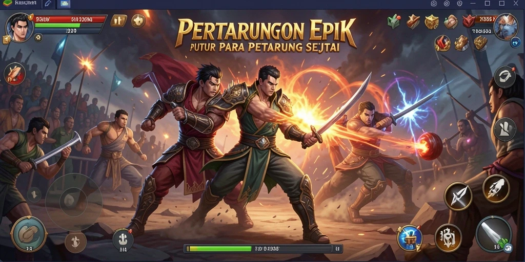 Tampilan intens dalam pertarungan 33L yang seru.