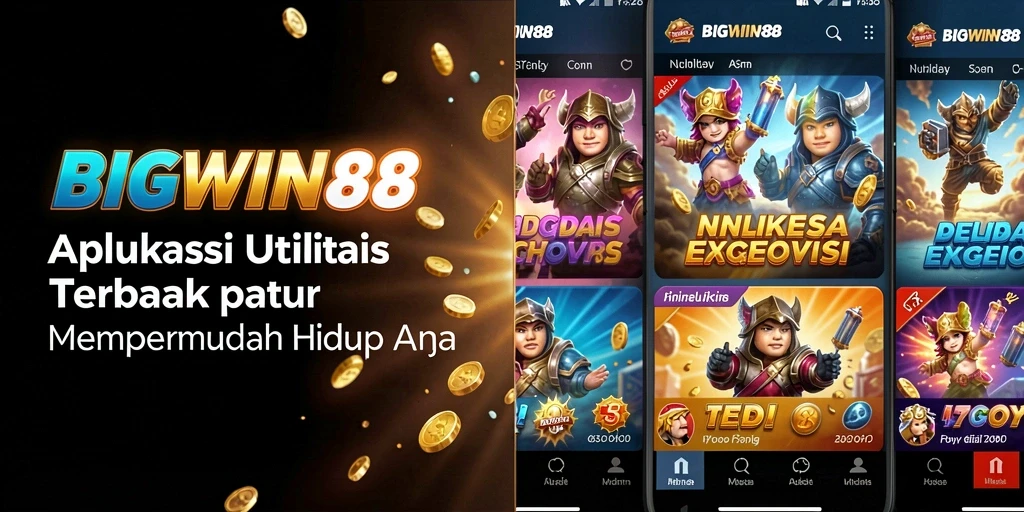 Tampilan utama BIGWIN88 dengan antarmuka yang ramah pengguna.