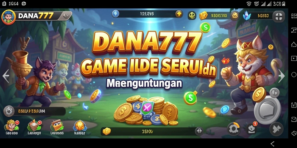 Screenshot DANA777 menampilkan gameplay Idle yang menarik dan seru.