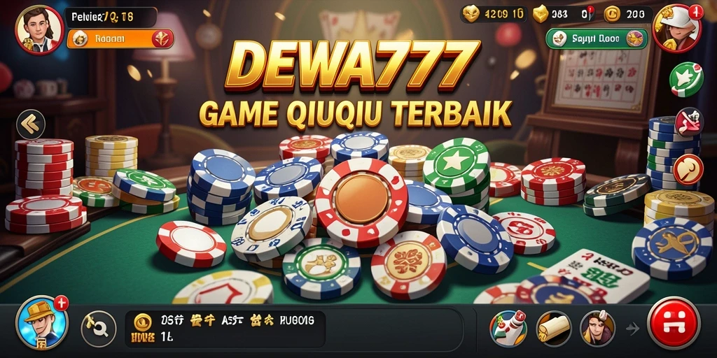 Tampilan menarik dan gameplay seru QiuQiu di DEWA777.