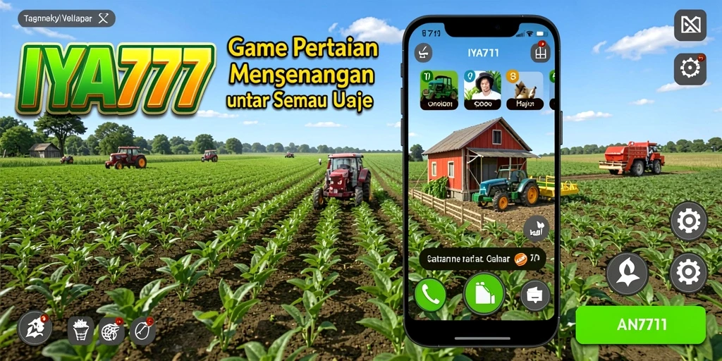 Gameplay seru IYA777 yang menyuguhkan pengalaman bertani yang menyenangkan.