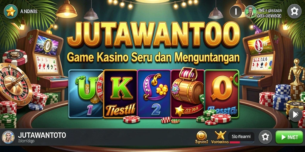 Tampilan menawan dan gameplay seru di JUTAWANTOTO.