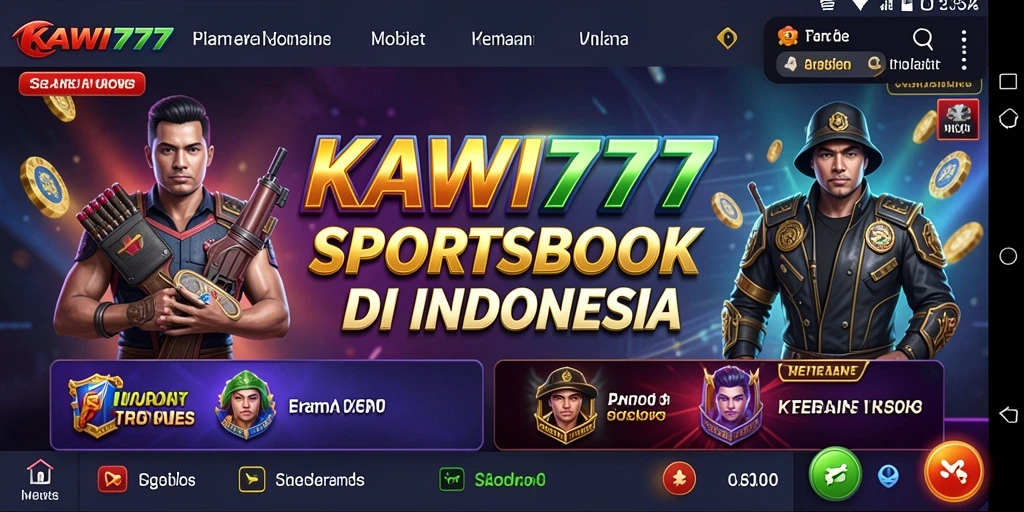 Tangkapan layar KAWI777 menunjukkan antarmuka taruhan yang interaktif dan menarik.