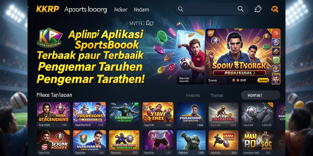Tampilan gameplay KKRP yang menarik dan interaktif dalam sports betting.