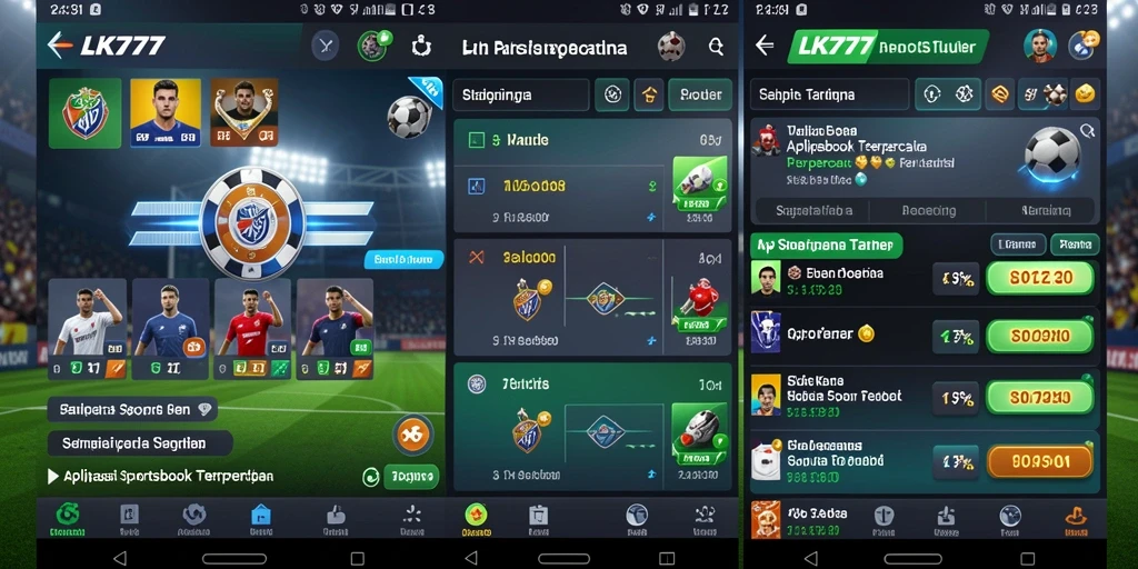 Tampilan menarik dari gameplay Sportsbook LK777 yang mendebarkan.