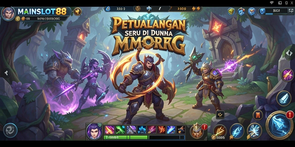 Tampilan gameplay seru di dunia <strong>MAINSLOT88</strong> yang menakjubkan.