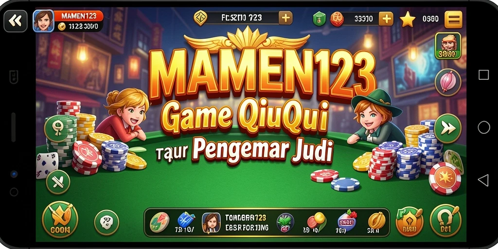 Tampilan gameplay MAMEN123 yang menegangkan dan seru.