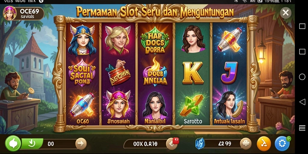 Tampilan gameplay OCE69 yang menarik dan mendebarkan.