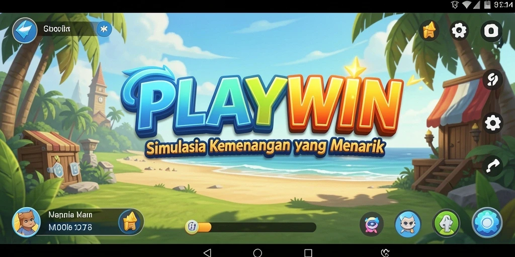 Screenshot menunjukkan pemain yang tengah beraksi dalam gameplay Simulation.