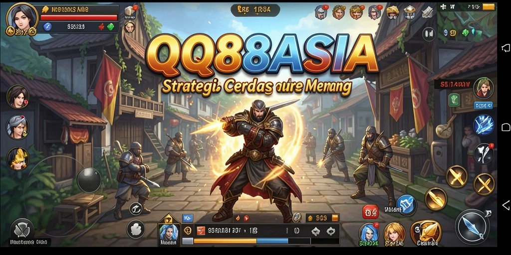 Tampilan gameplay strategis yang menantang di QQ88ASIA.