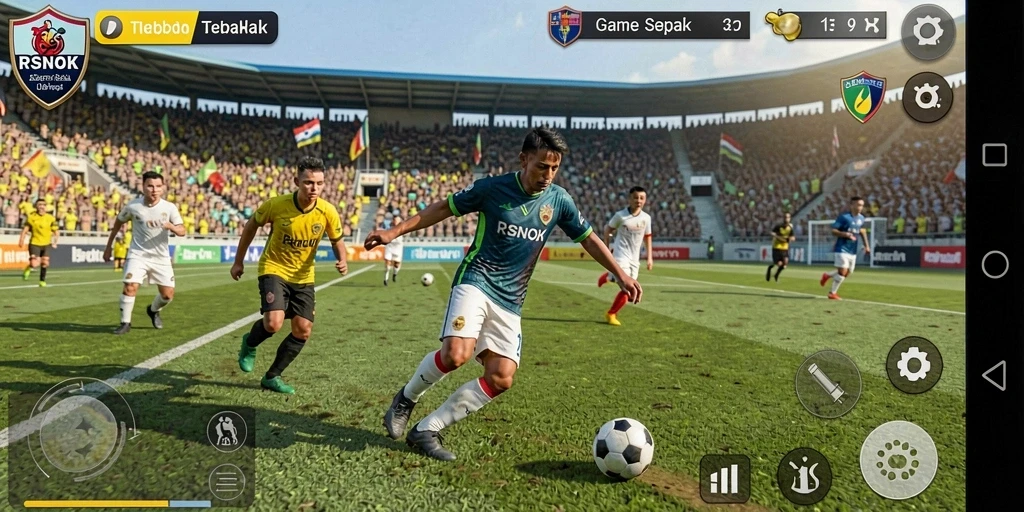 Tampilan gameplay RSNOK yang seru dan menegangkan di lapangan.