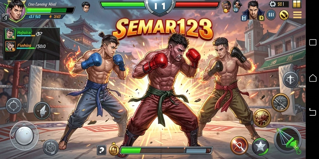 Tampilan gameplay SEMAR123 yang intens dan menarik.