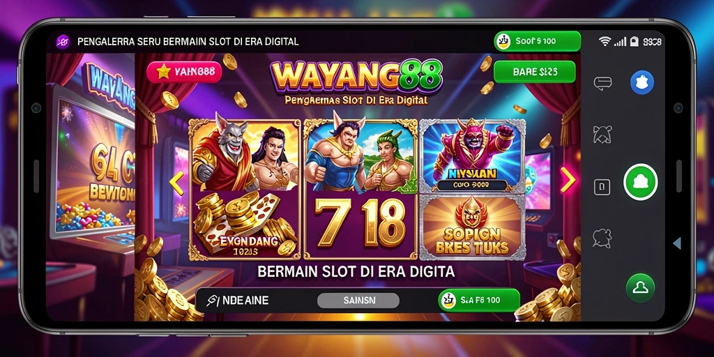 Tampilan menarik dari gameplay Slot WAYANG88 yang seru.