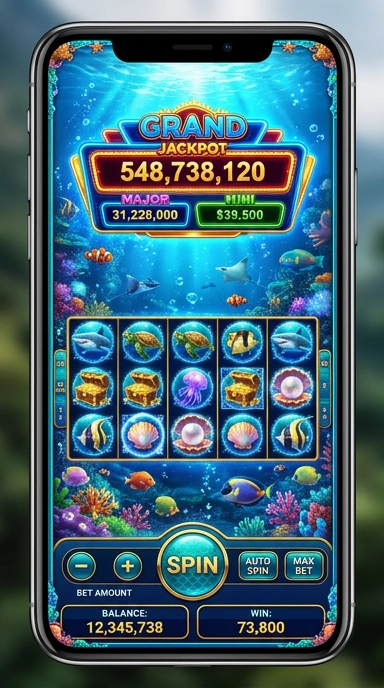 Screenshot menunjukkan beragam permainan slot yang ditawarkan oleh 738slot.