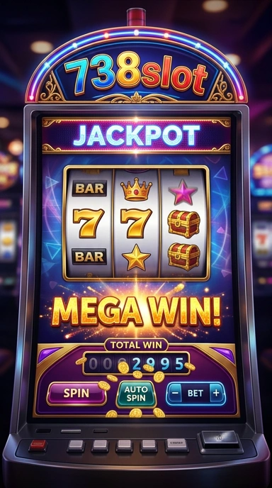 Tangkapan layar menampilkan fitur bonus menarik di aplikasi 738slot.